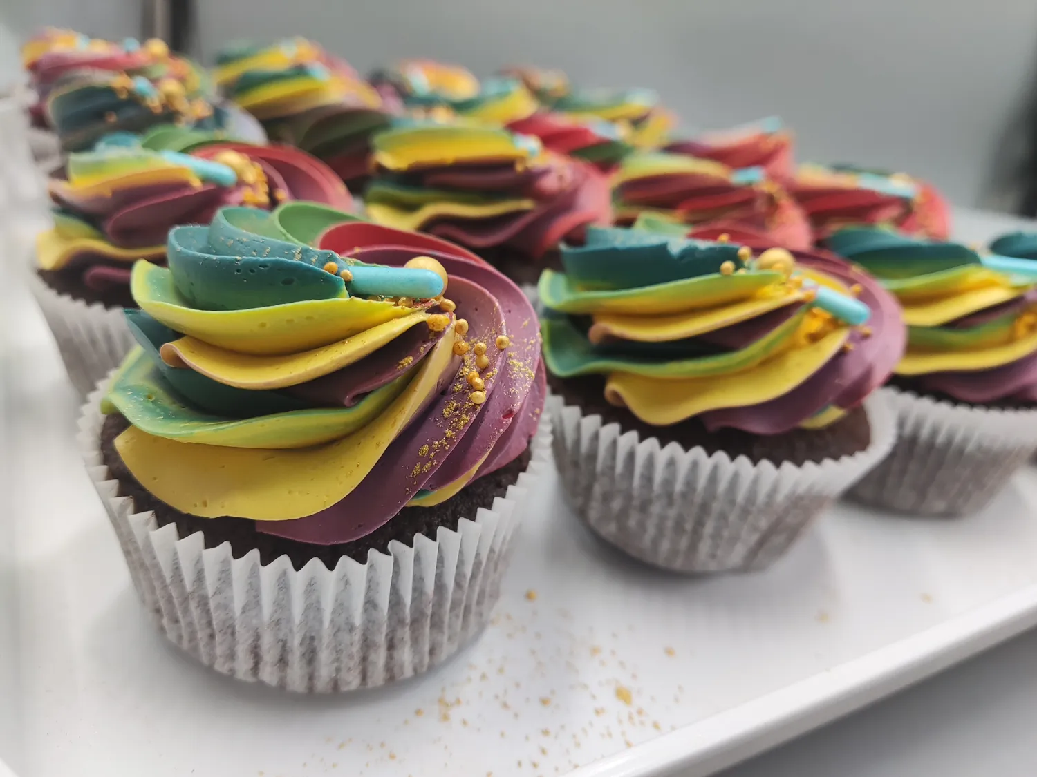 Dekorierte Cupcakes
