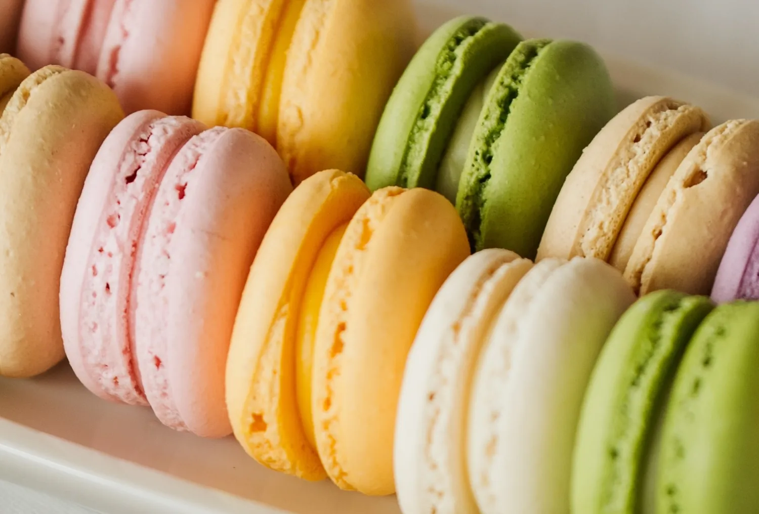 Bunte Macarons